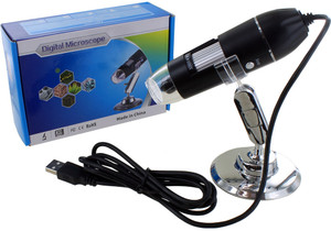 माइक्रोवेयर USB Digital Microscope 50X to 1000X, 8 LED Magnification Endoscope Camera शिक्षात्मक इलेक्ट्रॉनिक हॉबी किट