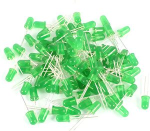 MAG BEE 5mm Leds Combo of 50 Green led Light Electronic Hobby Kit