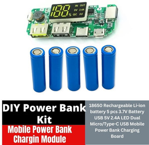 EBRAND ONE DIY Power Bank Kit with 5 Batteries - Image 4