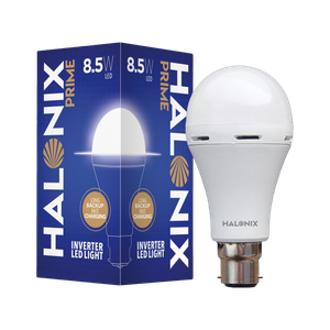 HALONIX Led rechargeable emergency led light 8.5W B22 Cool White bulb 4 hours Bulb Emergency Light