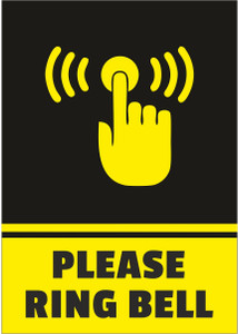 Signex Print Media Please Ring Bell Emergency Sign Price in India - Buy ...
