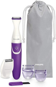 PHILIPS Essential Bikini Trimmer Trim, Shave & Style (Purple) Cordless Epilator