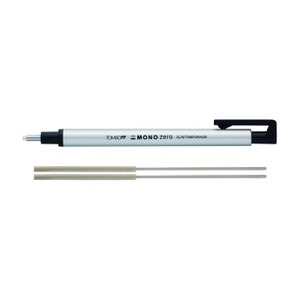Tombow Mono Zero Silver 2.5mm Eraser - Image 1