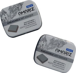 ROM ERASER RE-908 シルバー 2個セット DOMS Non-Toxic Fragrance Erasers Set in Cardboard Box Set of 1