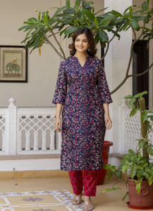 Saabhi Women Kurta Palazzo Dupatta Set