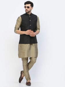 TS Lifestyle Men Kurta Churidar Ethnic Jacket Set