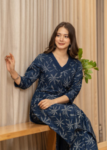 KJFAB Women Kurta Pant Set