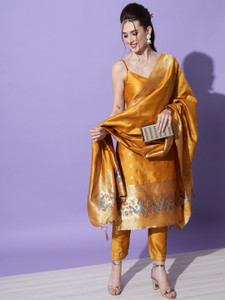 VredeVogel Women Kurta Pant Dupatta Set