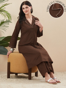 MOKOSH Women Kurta Palazzo Set