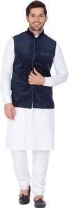 VASTRAMAY Men Kurta Churidar Ethnic Jacket Set