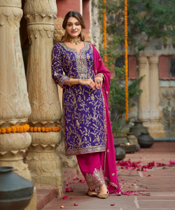 Indo Era Women Kurta Pant Dupatta Set