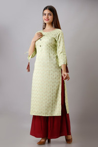Ankhnoor Women Kurta Palazzo Set