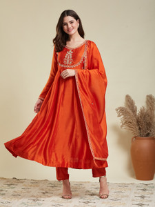 MOKOSH Women Kurta Pant Dupatta Set