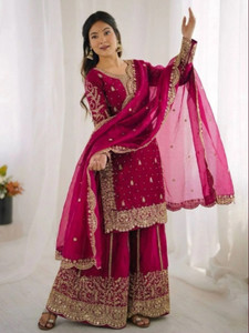 TILKI Women Kurti Palazzo Dupatta Set - Image 5