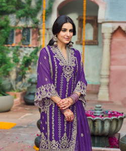 Indo Era Women Kurta Pant Dupatta Set