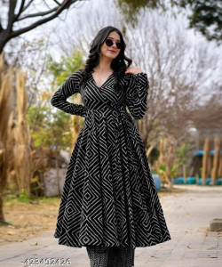 Jagna Women Ethnic Top Palazzo Set