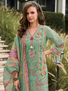 Indo Era Women Kurta Pant Dupatta Set