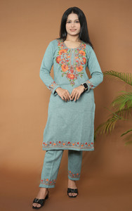 MHIZHA Women Kurta Pant Set
