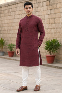 ZEESHAN Men Kurta Pyjama Set
