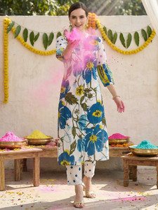 Indo Era Women Kurta Pant Set