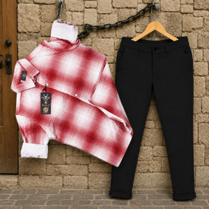 Black Deer Men Shirt Pant Set Black - Image 6