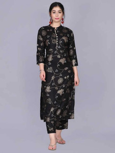 Isha e Kart Women Kurta Palazzo Set
