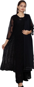 ADR CHIKAN Women Kurta Sharara Set