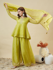 MOKOSH Women Kurta Pant Dupatta Set