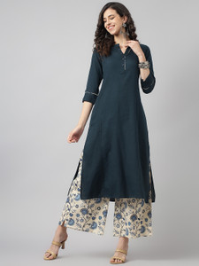 Style n Selfie Women Kurta Palazzo Set