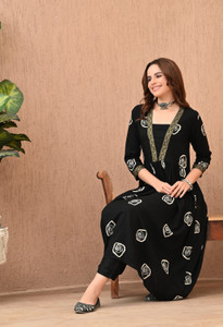 jayleen Women Kurta Palazzo Set