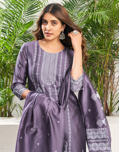 Samah Women Kurta Pant Dupatta Set