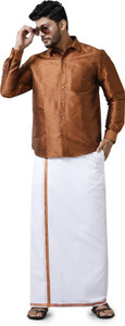 Ramraj Cotton Men Shirt Dhoti Set