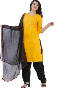 Aimca Women Kurti Patiala Dupatta Set