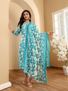Varanga Women Kurta Pant Dupatta Set
