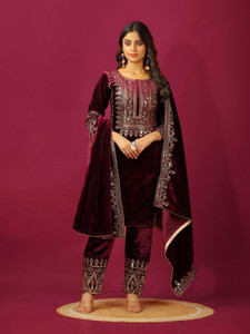 Kimoza Women Kurta Pant Dupatta Set