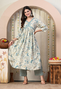 jayleen Women Kurta Palazzo Set