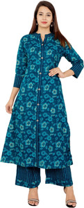 Myaza Women Kurta Palazzo Set