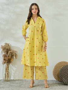 MOKOSH Women Kurta Palazzo Set