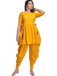 GHK FASHION Women Kurti Dhoti Pant Set