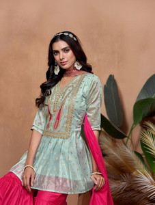 Youthnic Women Kurta Sharara Dupatta Set