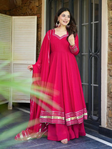 Trijal Fab Women Kurta Palazzo Dupatta Set