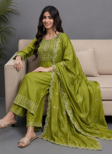 RHET FASHION Women Kurta Pant Dupatta Set