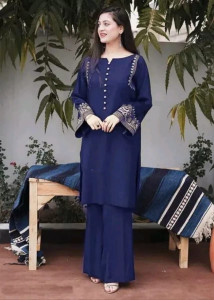 Rehna Fashion Women Kurta Palazzo Set