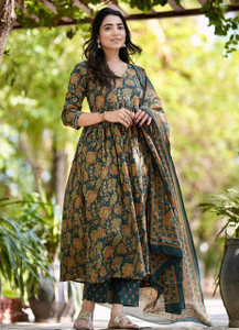 Nermosa Women Kurta Pant Dupatta Set