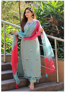 Vindyavasini Women Kurti Pant Dupatta Set