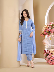 TULYATA Women Kurta Pant Dupatta Set