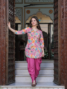 TFP Women Kurta Dhoti Pant Set