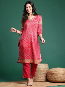 Sangria Women Kurta Pant Set