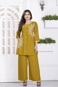GOKUL TRENDZ Top Palazzos Co-ords Set