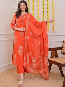 Dholiwal Fashion Women Kurta Pant Dupatta Set